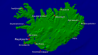 Island Städte + Grenzen 800x450